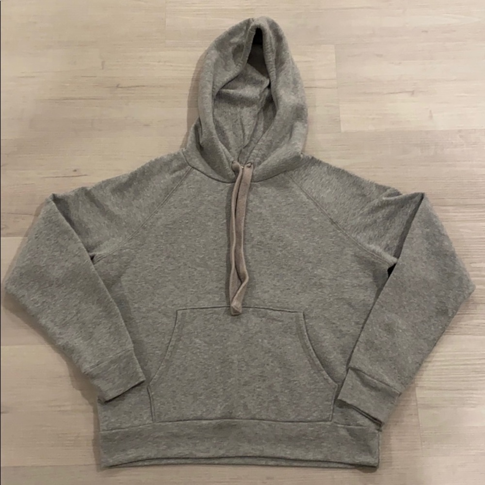 Project Social T women’s grey cropped hoodie